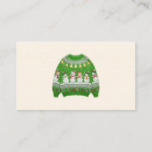 Tacky Sweater Contest Voting Cards コーリングカード (裏面)