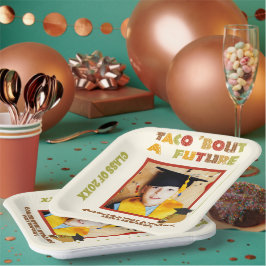 Tacoで未来の写真卒業パーティーへ ペーパープレート