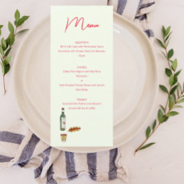 TacoとMazcalメニュー メニュー