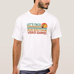 TacoのゲームについてTacosのおもしろいグルメGa Tシャツ