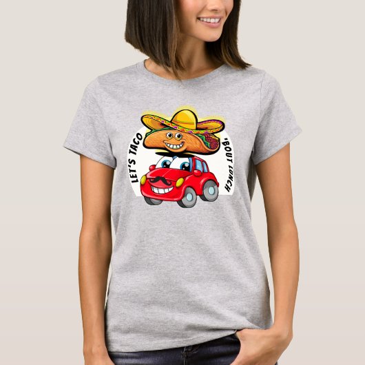 TACOのランチについて Tシャツ (正面)
