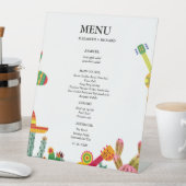 Tacoの恋カップルのシャワーブライダルシャワー 台座サイン (インサイチュ)