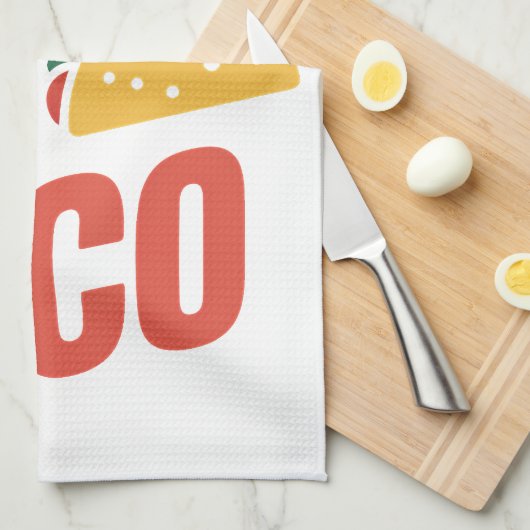 TACOの政治風刺に行こう キッチンタオル (四つ折り)