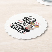 Tacoの私のフィットネスゴールの解決についておもしろい ペーパーコースター (アングル)