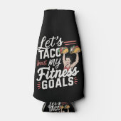 Tacoの私のフィットネスゴールの解決についておもしろい ボトルクーラー (正面)