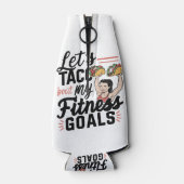 Tacoの私のフィットネスゴールの解決についておもしろい ボトルクーラー (裏面)