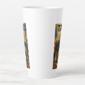 TACOトランプのコーヒーマグ。 カフェラテマグ (正面)