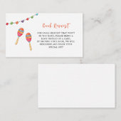 Tacoベビー、ベビーシャワー予約のリクエスト エンクロージャーカード (正面/裏面)