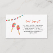 Tacoベビー、ベビーシャワー予約のリクエスト エンクロージャーカード (正面)