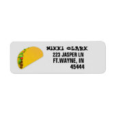 TACO差出人住所ラベル ラベル (正面)