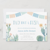 Taco About a Fiesta - Any Age Boy Birthday Party 招待状 (正面)