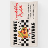 Taco About a future Fiesta卒業 横断幕 (縦)