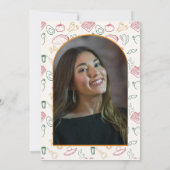 Taco About a Future Fiesta Doodle卒業写真 招待状 (裏面)