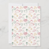 Taco About a future Fiesta Doodle卒業 招待状 (裏面)