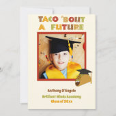 Taco About a future Photo Graduation発表 招待状 (正面)