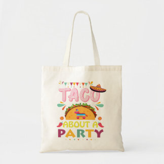 Taco About A Party Birthday Fiesta Cinco De Mayo S トートバッグ