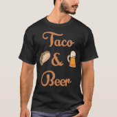 Taco and beer tシャツ (正面)