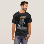 Taco Astronaut in Space Funny T-Shirt Tシャツ (正面フル)