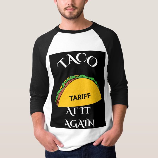 TACO at it againデザイン Tシャツ (正面)