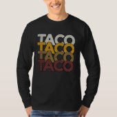 TACO black outline with Core Values Tシャツ (正面)