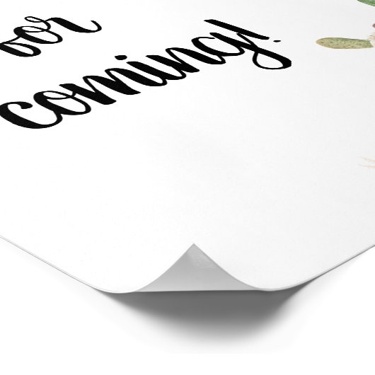 Taco Boho AベビーBoho Thank 来 for ポスター (角)