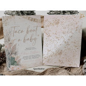 Taco Boho Girl赤ちゃんシャワー招待状 招待状