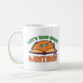 Taco Boutの書作家おもしろい漫画料理 コーヒーマグカップ (左)