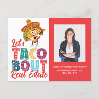 Taco Bout 実在 Estate写真マーケティングはがき ポストカード