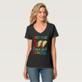 Taco Bout 100 Days Of School Mexican Food Lover Te Tシャツ (正面フル)