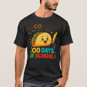 Taco Bout 100 Days of School Student Tacos Teacher Tシャツ (正面)