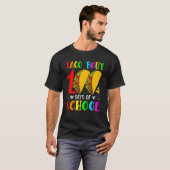 Taco Bout 100 Days Of School Teacher Student Kids  Tシャツ (正面フル)