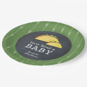 Taco Bout aベビーフィエスタシャルボードベビーシャワー ペーパープレート (アングル)