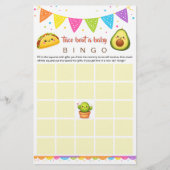 Taco bout a baby - Baby Shower Bingo Game 便箋 (正面)