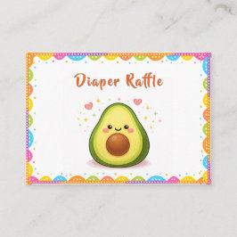 Taco bout a Baby Diaper Raffle 名刺