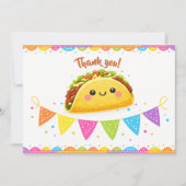 Taco bout a Baby Shower サンキューカード (正面)