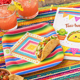 Taco bout a Baby Shower ペーパープレート