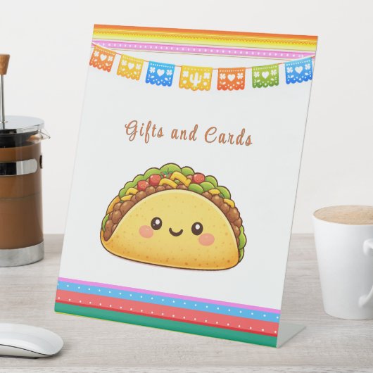 Taco bout a Baby Shower 台座サイン (インサイチュ)