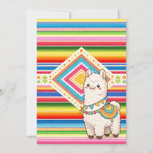 Taco bout a Baby Shower 招待状 (裏面)