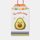 Taco bout a Baby Shower Avocado ギフトタグ (裏面)