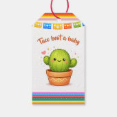 Taco bout a Baby Shower Cactus ギフトタグ (裏面)