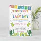 Taco 'Bout a Baby Shower Invitation Fiesta Invite 招待状 (スタンド正面)