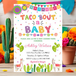 Taco 'Bout a Baby Shower Invitation Fiesta Invite 招待状