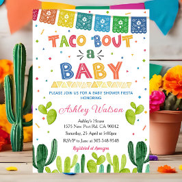 Taco 'Bout a Baby Shower Invite Mexican Fiesta 招待状