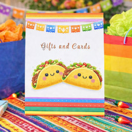 Taco bout a Baby Twins Shower 台座サイン