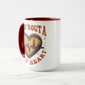 Taco Bout A Great Heart Cinco De Mayo Nurse マグカップ (正面左)