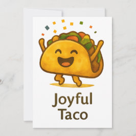 Taco 'Bout a Party Cute Fiesta Birthday Invitation 招待状