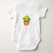 Taco bout cute - taco theme clothing for baby ベビーボディスーツ (裏面)