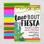 TACO BOUT FIESTA Birthday Party Cinco De Mayo 招待状 (正面/裏面)