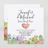 Taco Bout Love - モダンおもしろいフィエスタウェディングカンスメント 招待状 (正面/裏面)