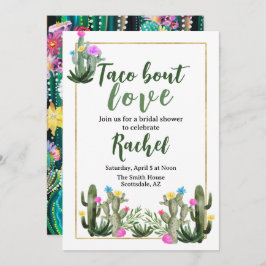 Taco Bout Love I Bridal Shower Invitation 招待状